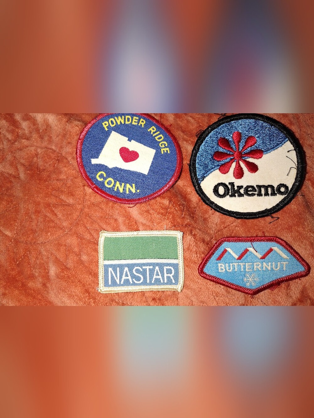 NASTAR Ski Patch - And assorted resort patches